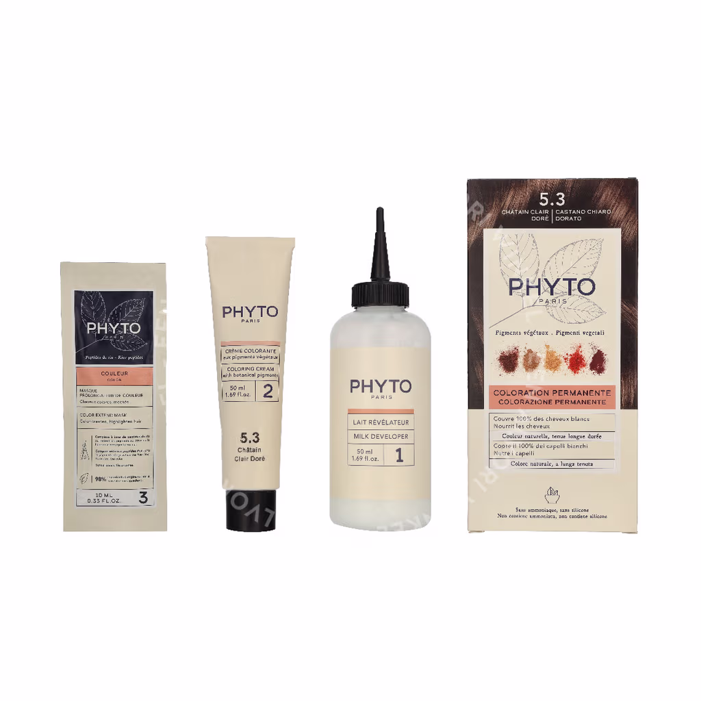 Phyto Phyto Phytocolor Permanent Color — #5.3 Light Golden Brown — foto 3