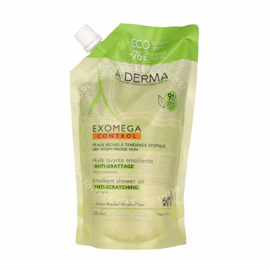 A-Derma A-Derma Exomega Control Emollient Shower Oil - Refill — foto 2