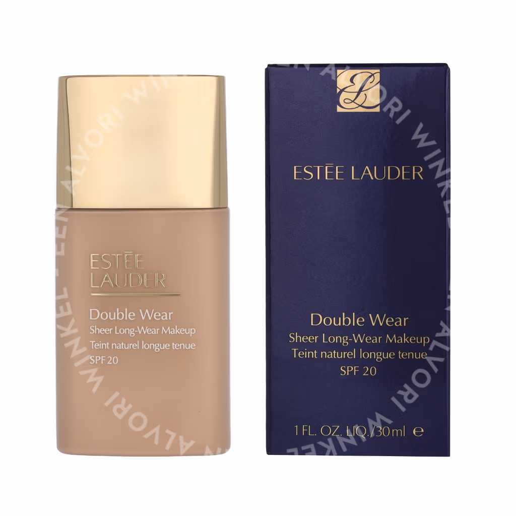 Estee Lauder E.Lauder Double Wear Sheer Long-Wear Makeup SPF20 — #1C1 Cool Bone — foto 3