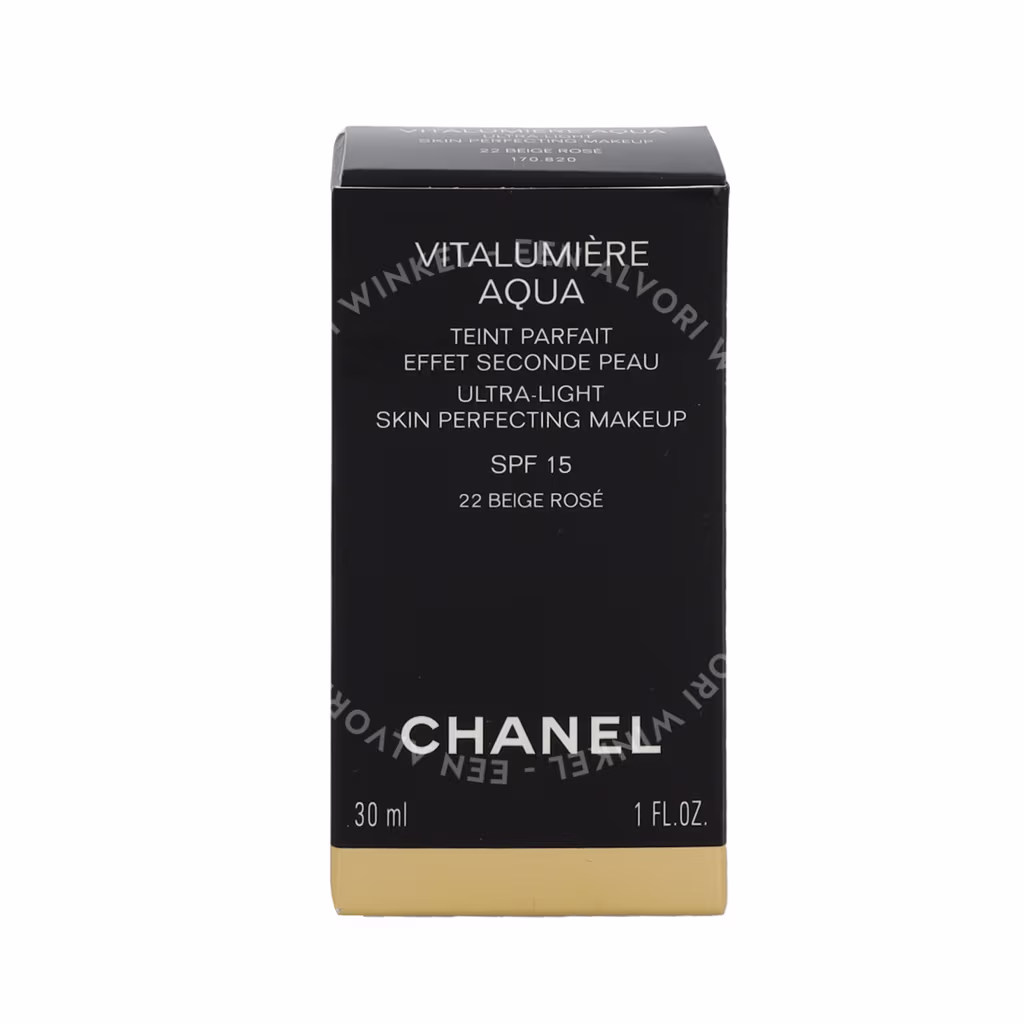 Chanel Chanel Vitalumiere Aqua Ultra-Light Makeup SPF15 — #22 Beige Rose — foto 2
