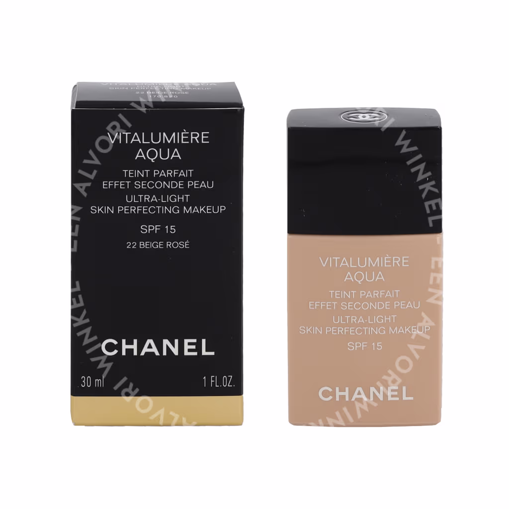 Chanel Chanel Vitalumiere Aqua Ultra-Light Makeup SPF15 — #22 Beige Rose — foto 3