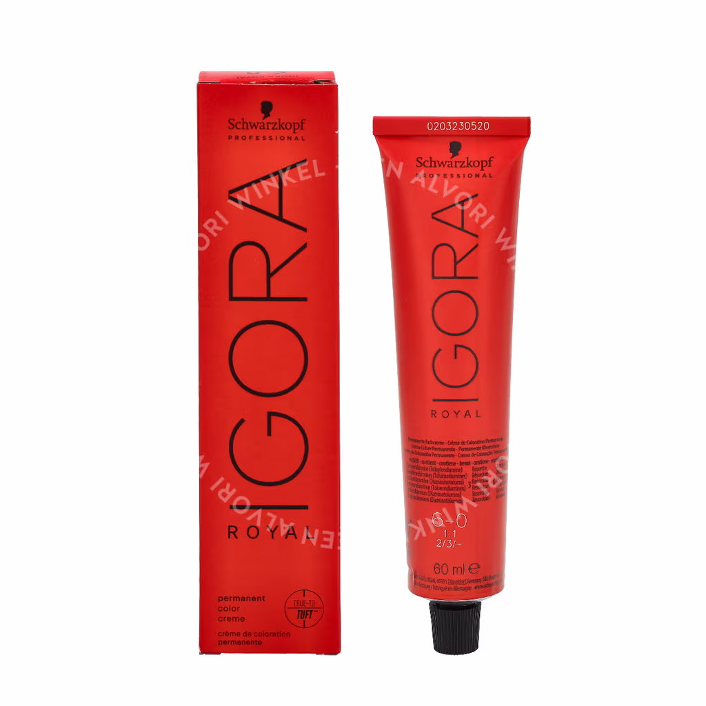 Schwarzkopf Schwarzkopf Igora Royal Permanent Color Creme — 6-0 — foto 3