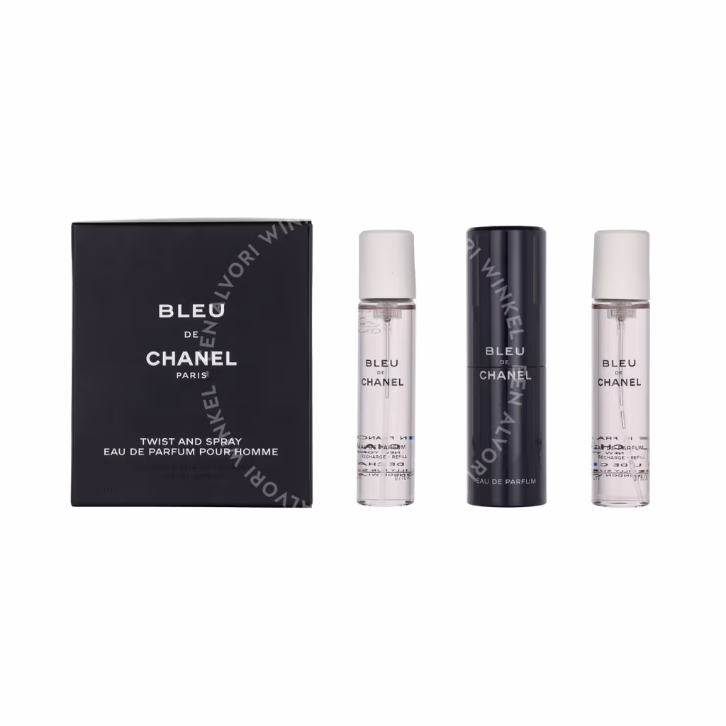 Chanel Chanel Bleu De Chanel Pour Homme Giftset — 3x20ml Edp Travel Spray & 2 Refills — foto 3