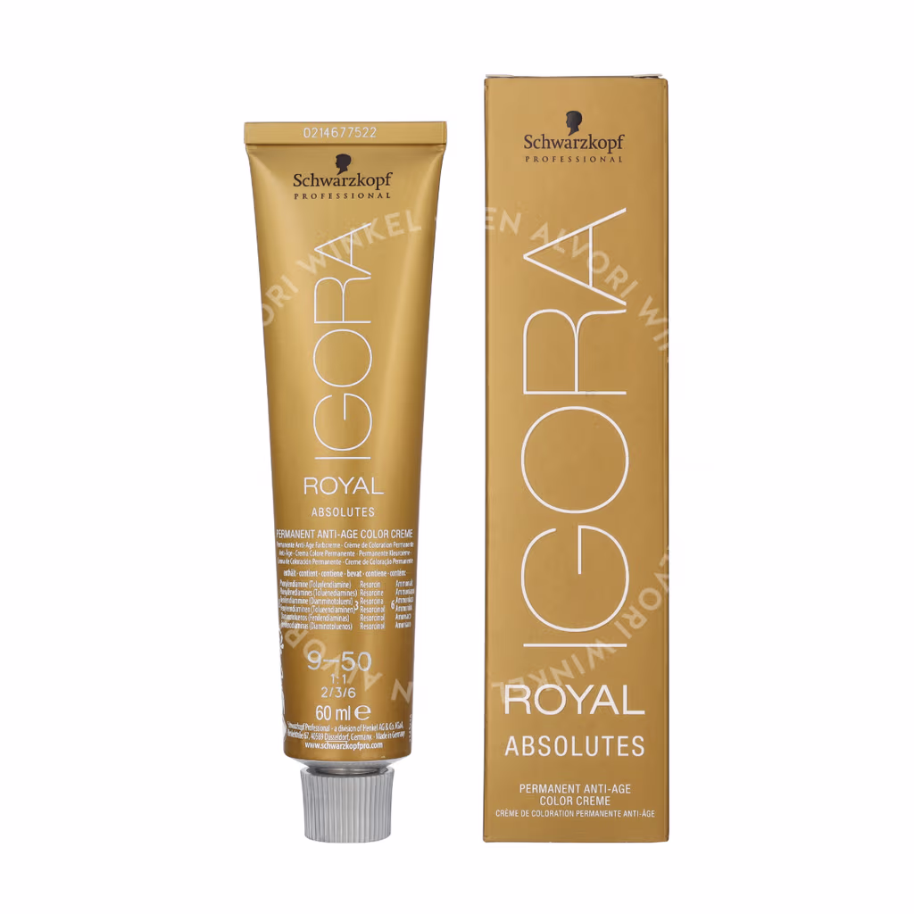 Schwarzkopf Schwarzkopf Igora Royal Absolutes Permanent Color Creme — 9-50 — foto 3