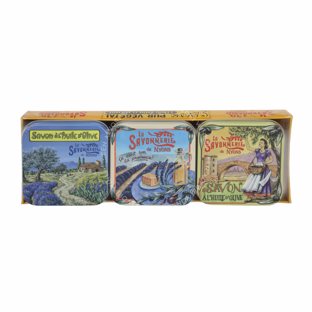 La Savonnerie De Nyons La Savonnerie De Nyons Soap Bar Set 3 Pcs - Provencal Scenes — foto 2