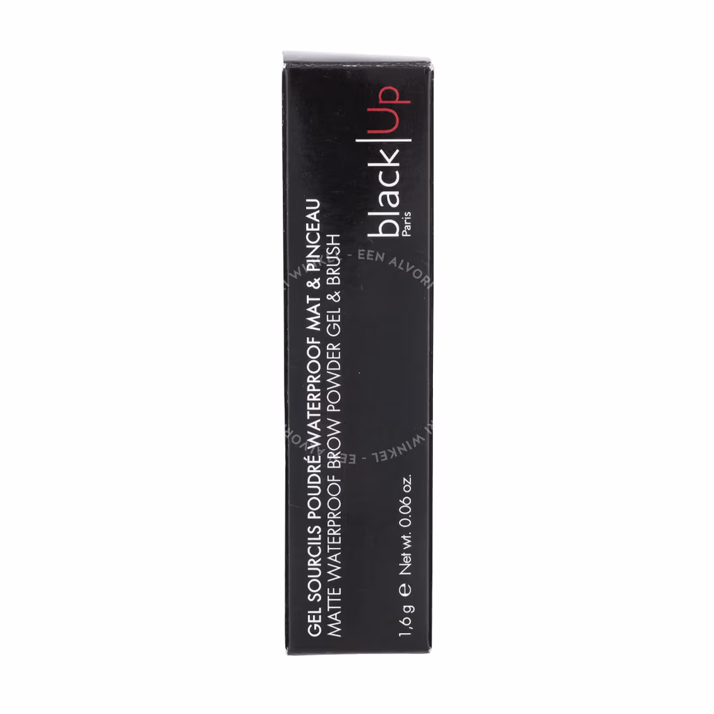 Black Up Black Up Matte Waterproof Brow Powder Gel & Brush — foto 2