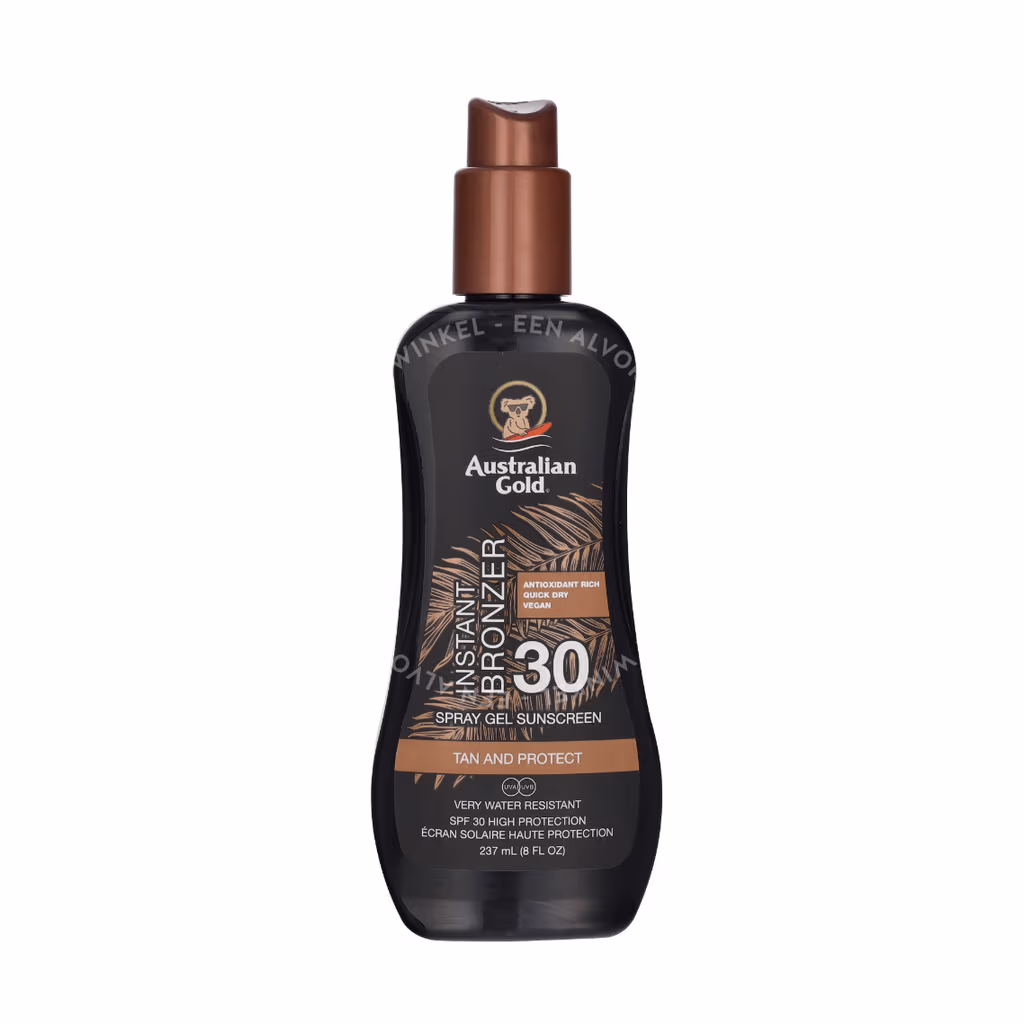 Australian Gold Australian Gold Instant Bronzer Spray Gel Sunscreen SPF30