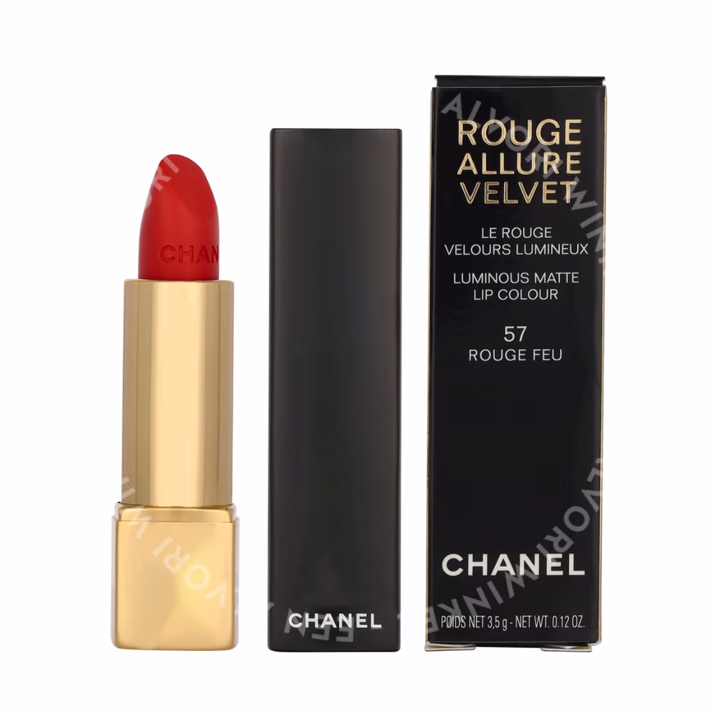 Chanel Chanel Rouge Allure Velvet Luminous Matte Lip Colour — #57 Rouge Feu — foto 3