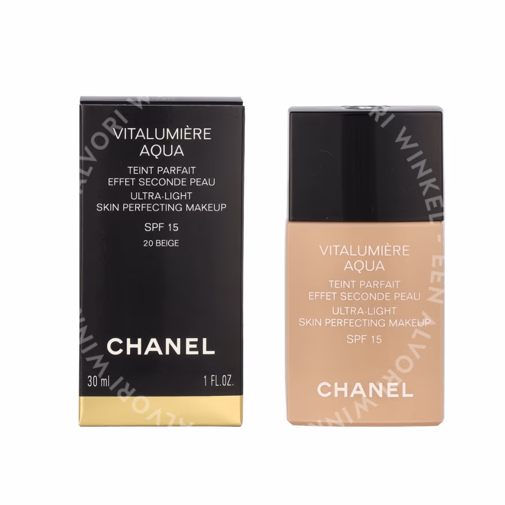 Chanel Chanel Vitalumiere Aqua Ultra-Light Makeup SPF15 — #20 Beige — foto 3