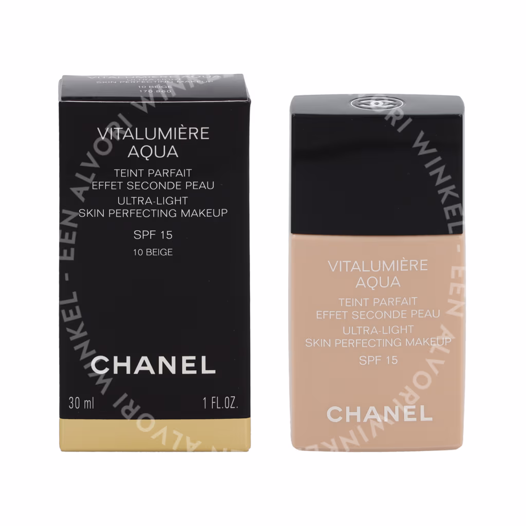 Chanel Chanel Vitalumiere Aqua Ultra-Light Makeup SPF15 — #10 Beige — foto 3