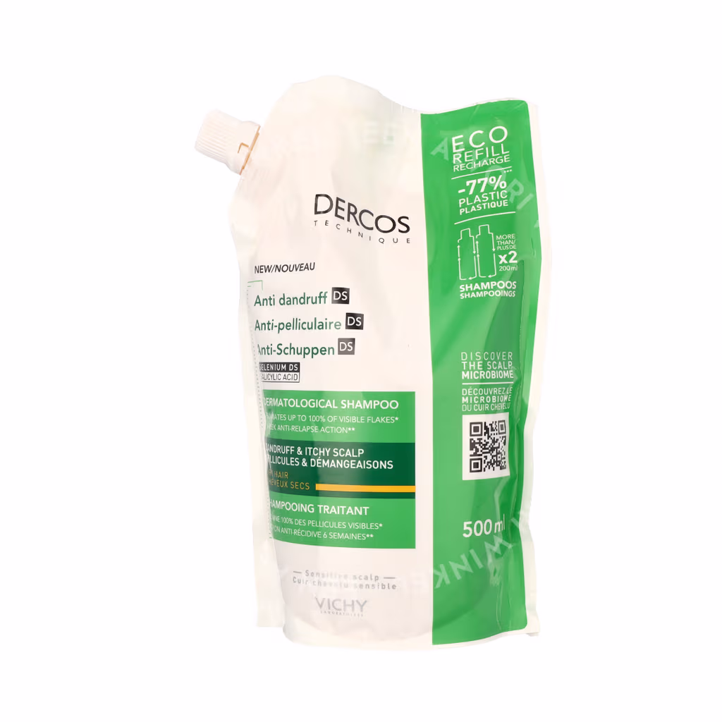 Vichy Vichy Dercos Anti-Dandruff Shampoo Refill — For Dry Hair