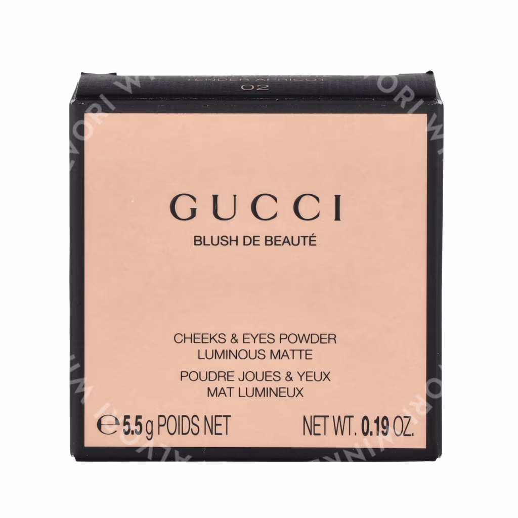 Gucci Gucci Cheeks & Eyes Powder Luminous Matte — #02 Tender Apricot — foto 2