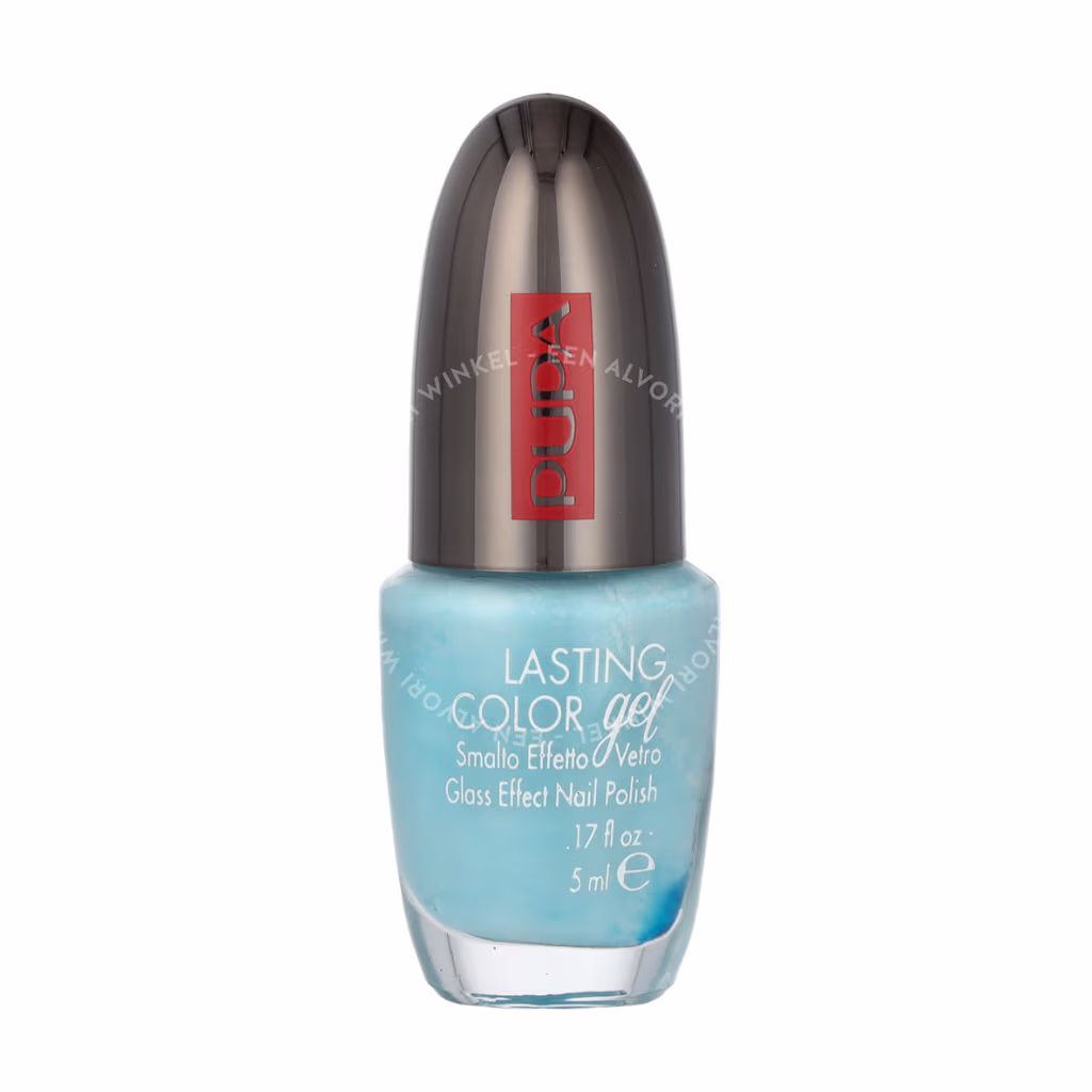 Pupa Milano Pupa Lasting Color Gel Glass Effect Nail Polish — #077 Bubble Blue