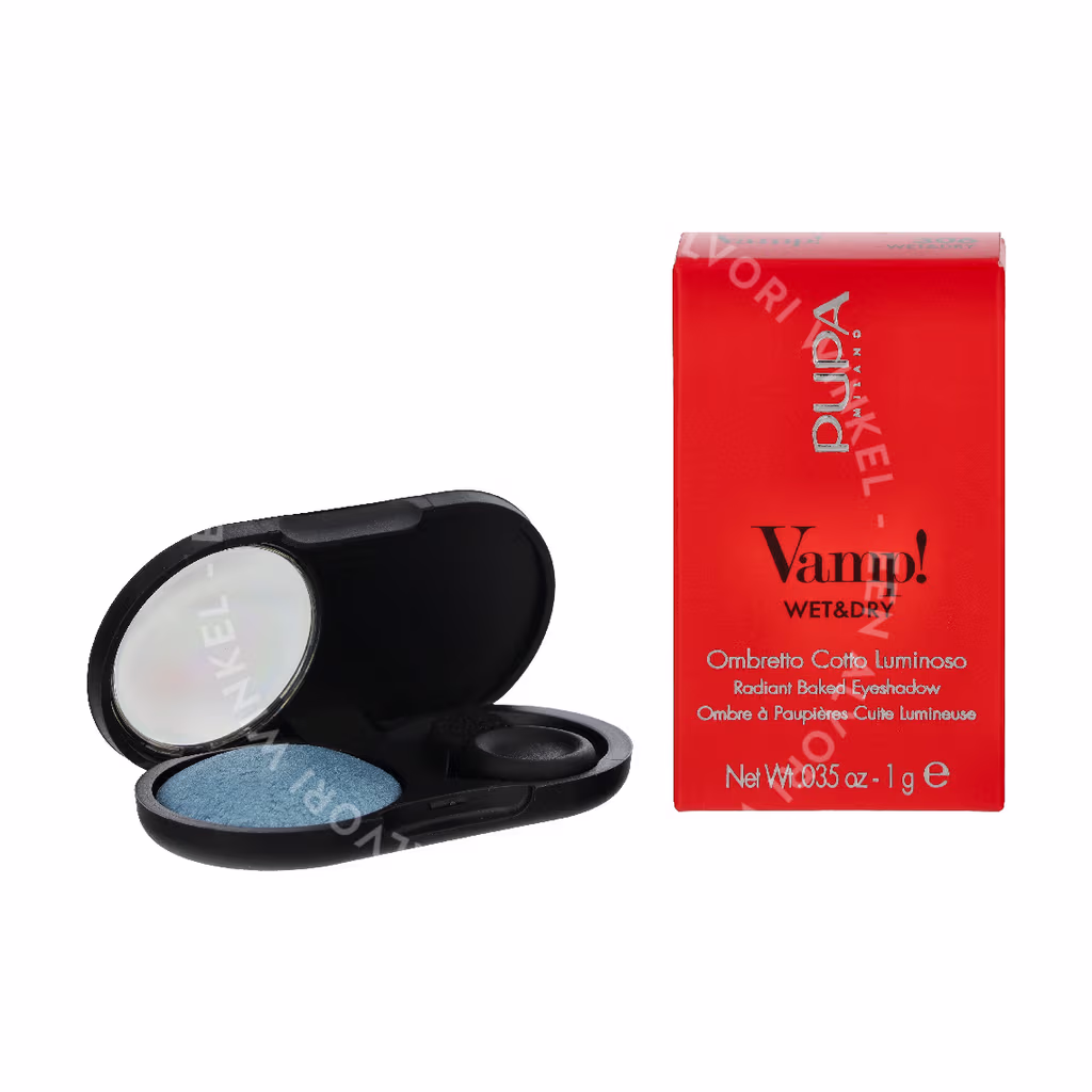 Pupa Milano Pupa Vamp! Wet & Dry Eyeshadow — #306 Bon-Ton Blue — foto 3