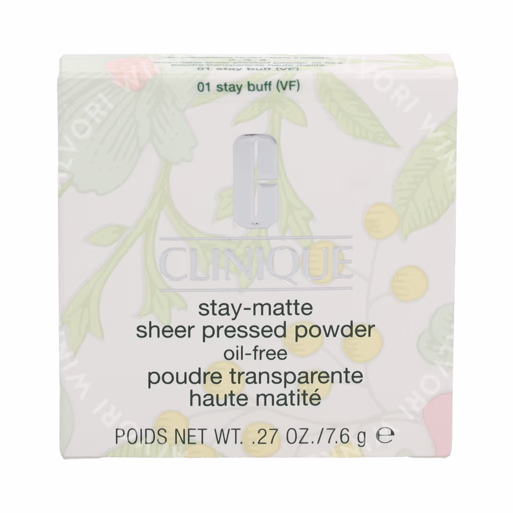 Clinique Clinique Stay-Matte Sheer Pressed Powder — #01 Stay Buff (VF) — foto 2