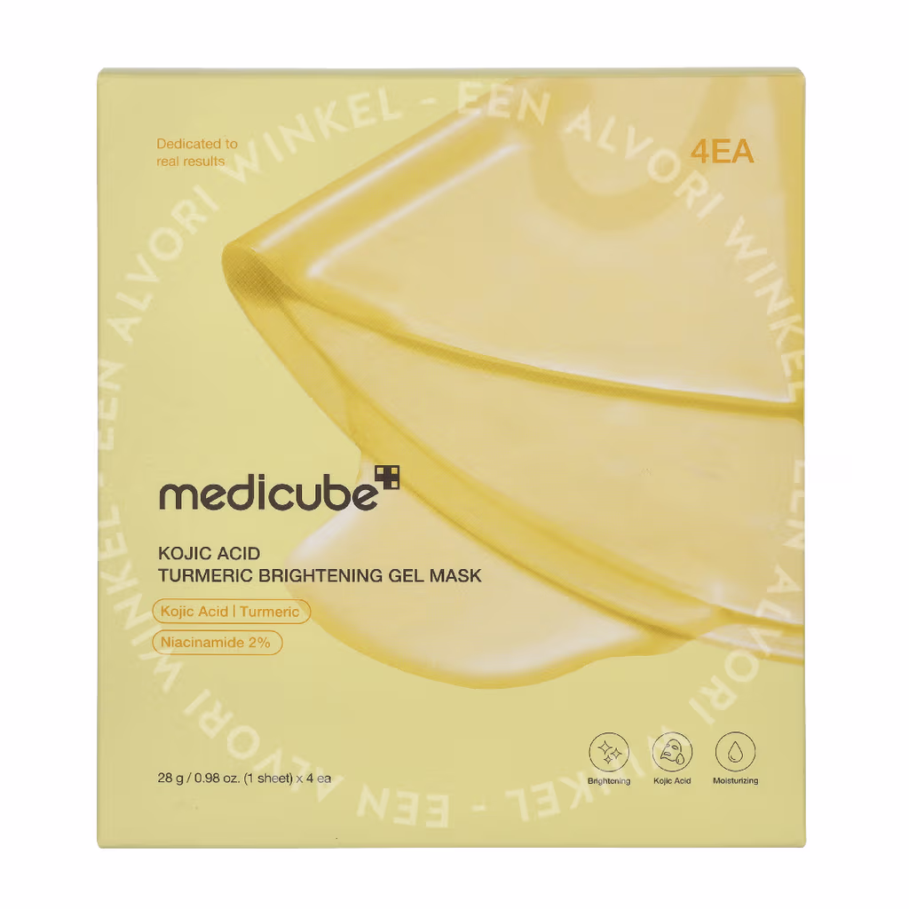 Medicube Medicube Kojic Acid Turmeric Brightening Gel Mask 4-Pack — foto 2