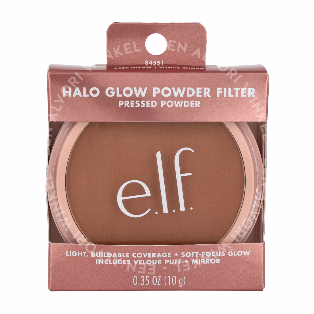 Elf Cosmetics Elf Halo Glow Powder Filter Pressed Power — Deep Warm — foto 2