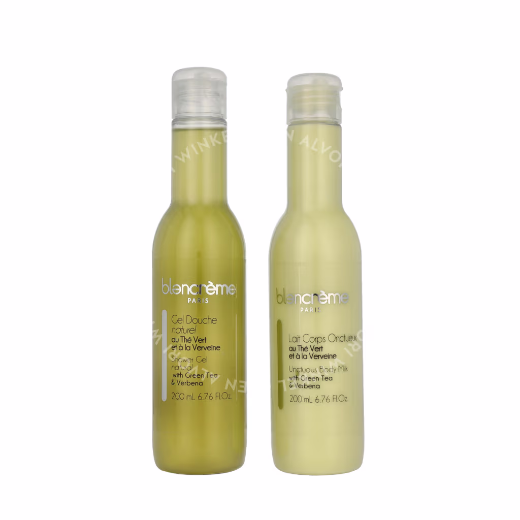 Blancreme Blancreme Shower Gel + Creamy Body Milk Duo — 2x200 ml Green Tea & Verbena