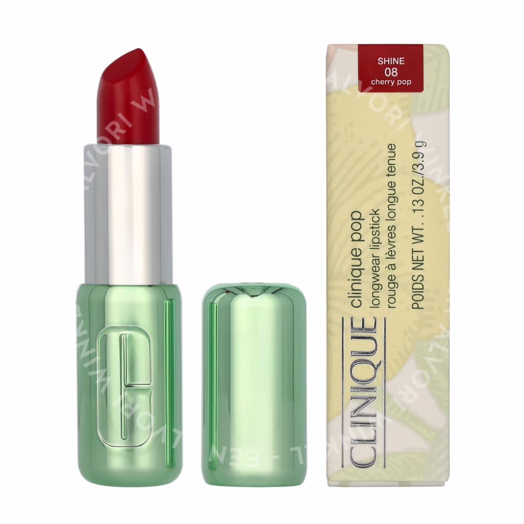 Clinique Clinique Pop Longwear Shine Lipstick — #08 Cherry Pop — foto 3