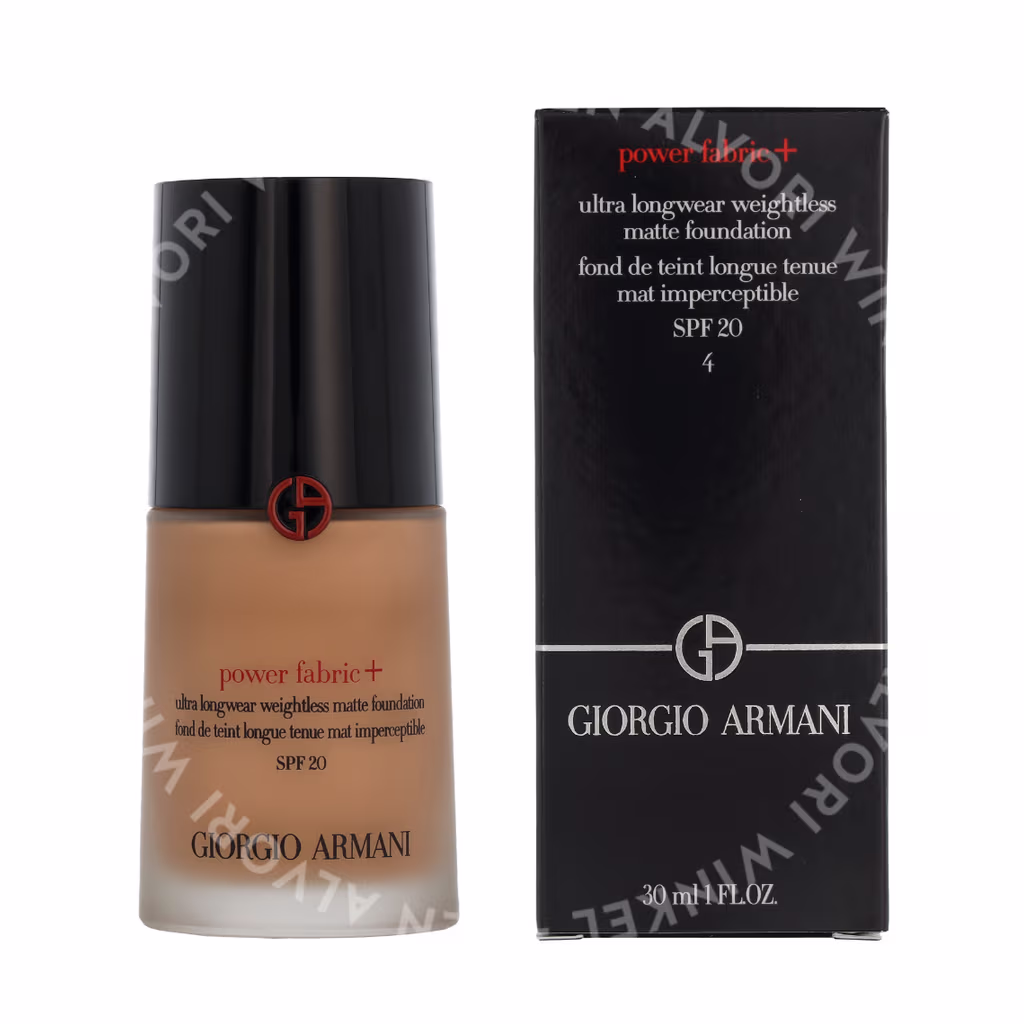 Armani Armani Power Fabric+ Ultra Longwear Matte Foundation SPF20 — #4 — foto 3