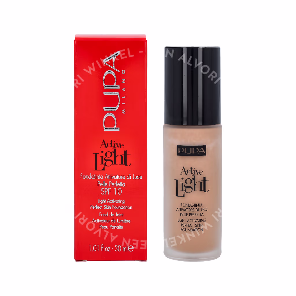 Pupa Milano Pupa Active Light Oil-Free Cream Foundation SPF10 — #040 Sand — foto 3