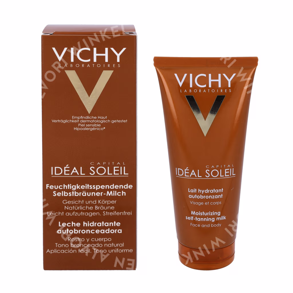 Vichy Vichy Ideal Soleil Moisturizing Self-Tanning Milk Face And Body — foto 3