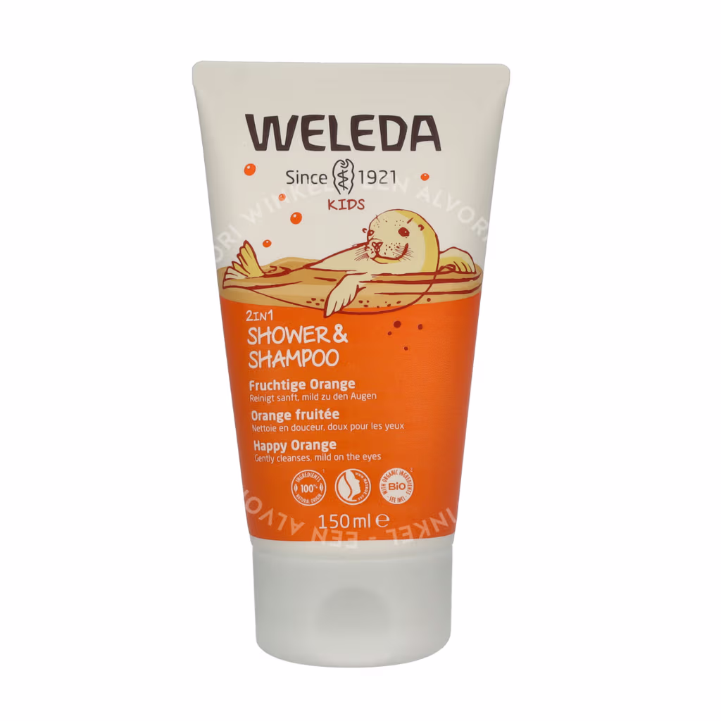 Weleda Weleda Kids 2in1 Shower & Shampoo Fruity Orange — foto 2