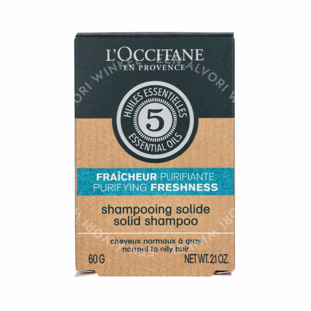 L'Occitane L'Occitane 5 Ess. Oils Purifying Freshness Solid Shampoo — foto 2
