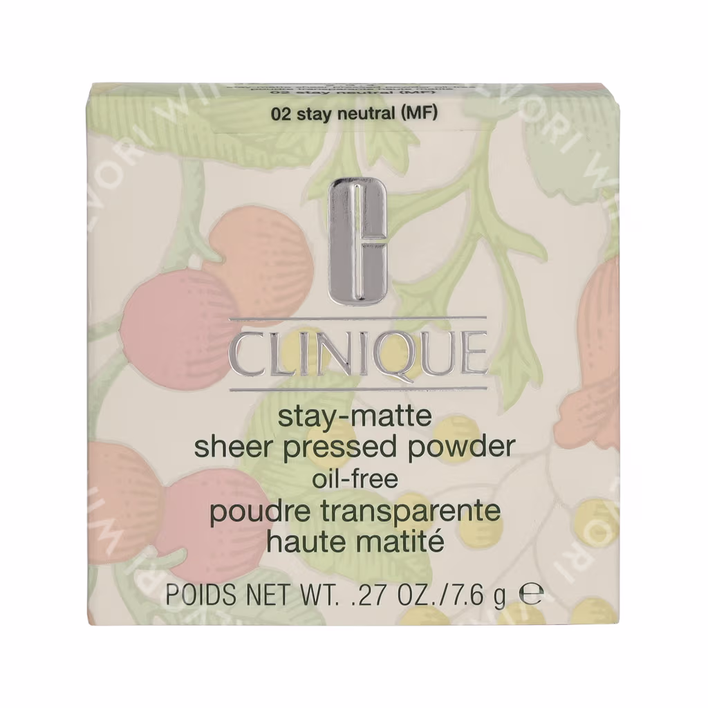 Clinique Clinique Stay-Matte Sheer Pressed Powder — #02 Stay Neutral (MF) — foto 2
