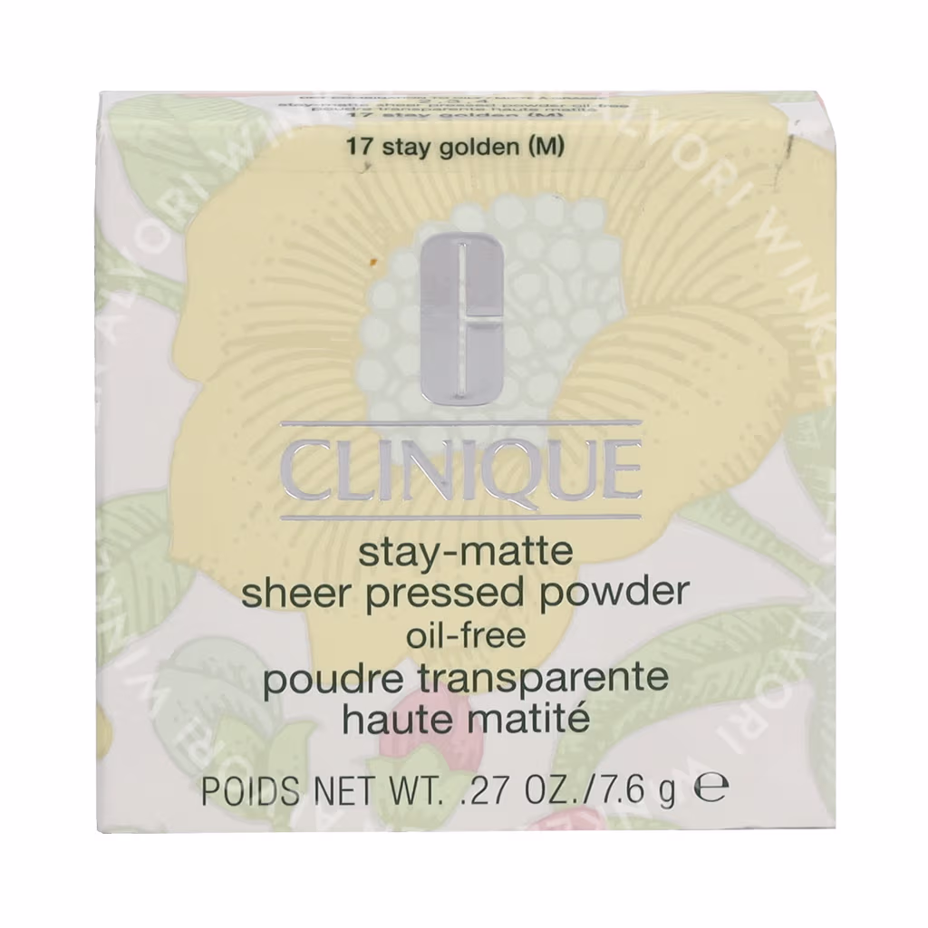 Clinique Clinique Stay-Matte Sheer Pressed Powder — #17 Stay Golden — foto 2