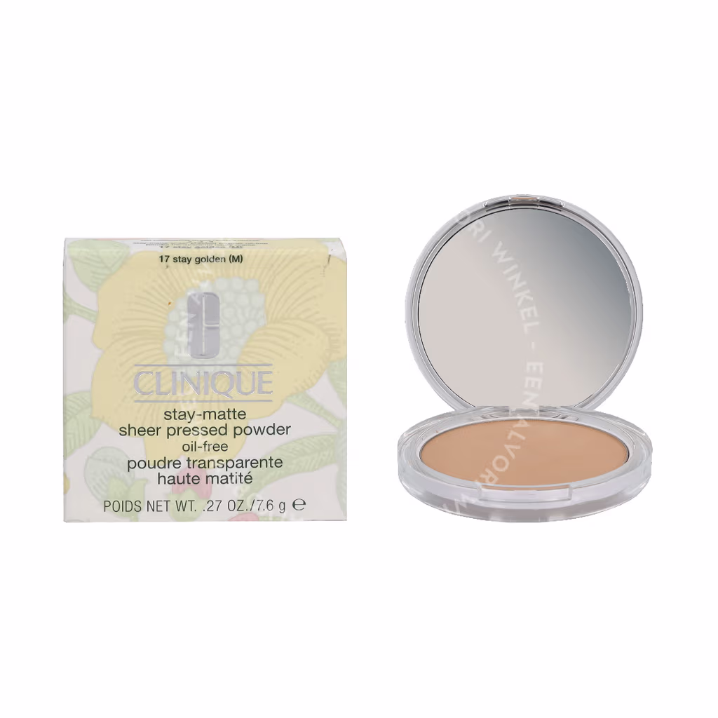 Clinique Clinique Stay-Matte Sheer Pressed Powder — #17 Stay Golden — foto 3