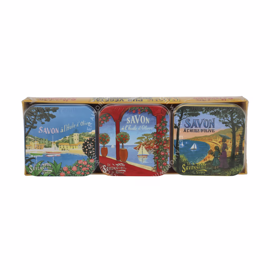 La Savonnerie De Nyons La Savonnerie De Nyons Soap Bar Set 3 Pcs - Mediterran. Lake