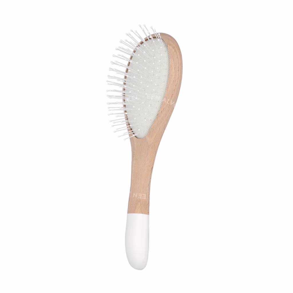 Bachca Paris Bachca Paris Baby Wooden Hair Brush — Nylon Bristles