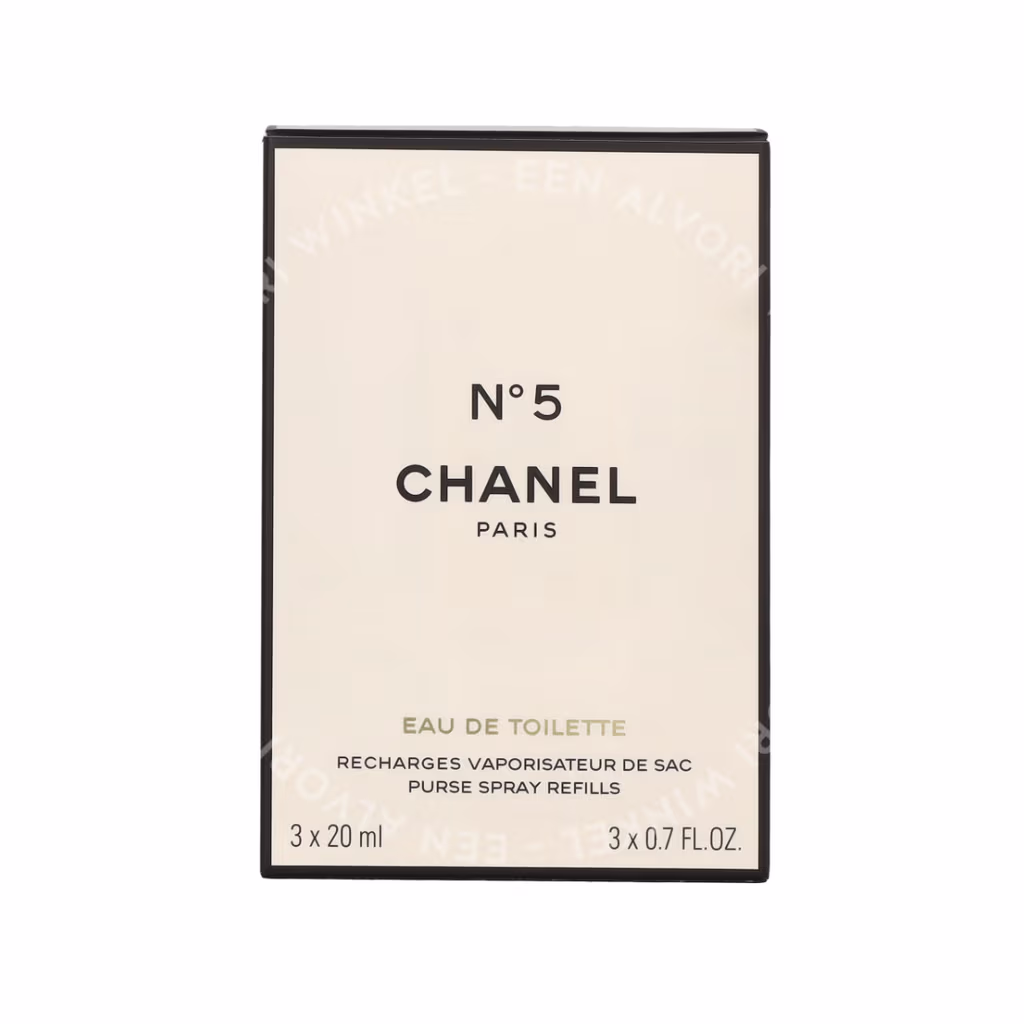 Chanel Chanel No 5 Giftset — 3x Edt Spray Refill 20Ml - Twist and Spray - Purse Spray — foto 2