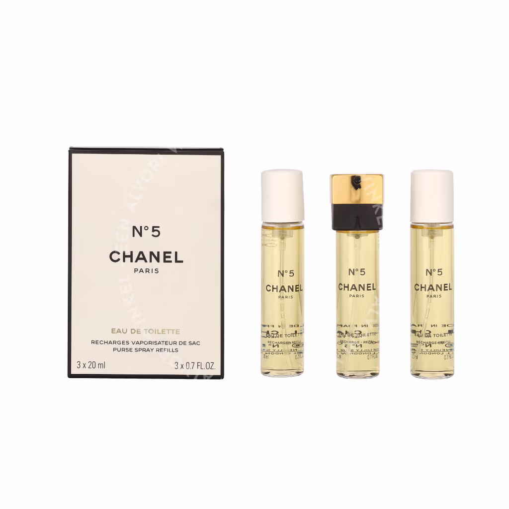 Chanel Chanel No 5 Giftset — 3x Edt Spray Refill 20Ml - Twist and Spray - Purse Spray — foto 3