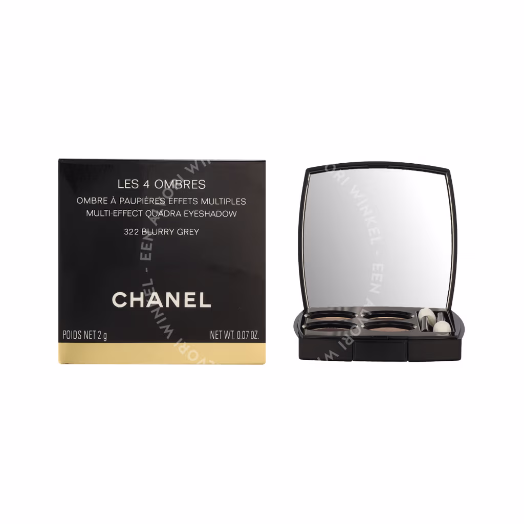 Chanel Chanel Les 4 Ombres Multi Effect Quadra Eyeshadow — #322 Blurry Grey — foto 3