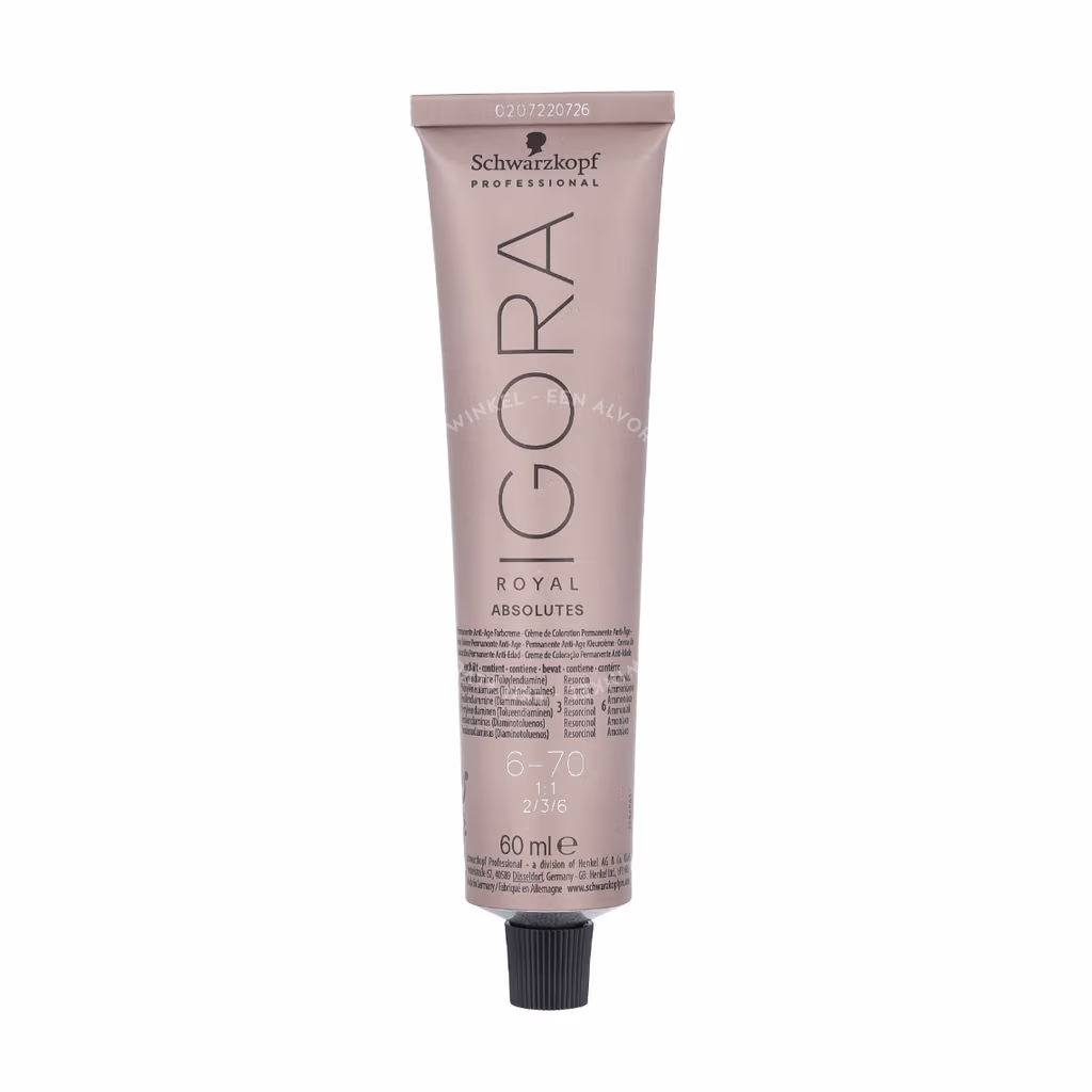 Schwarzkopf Schwarzkopf Igora Royal Absolutes Permanent Color Creme — 6-70