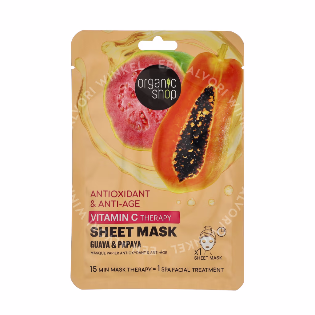Organic Shop Organic Shop Antioxidant & Anti-Aging Vitamin C Sheet Mask — foto 2