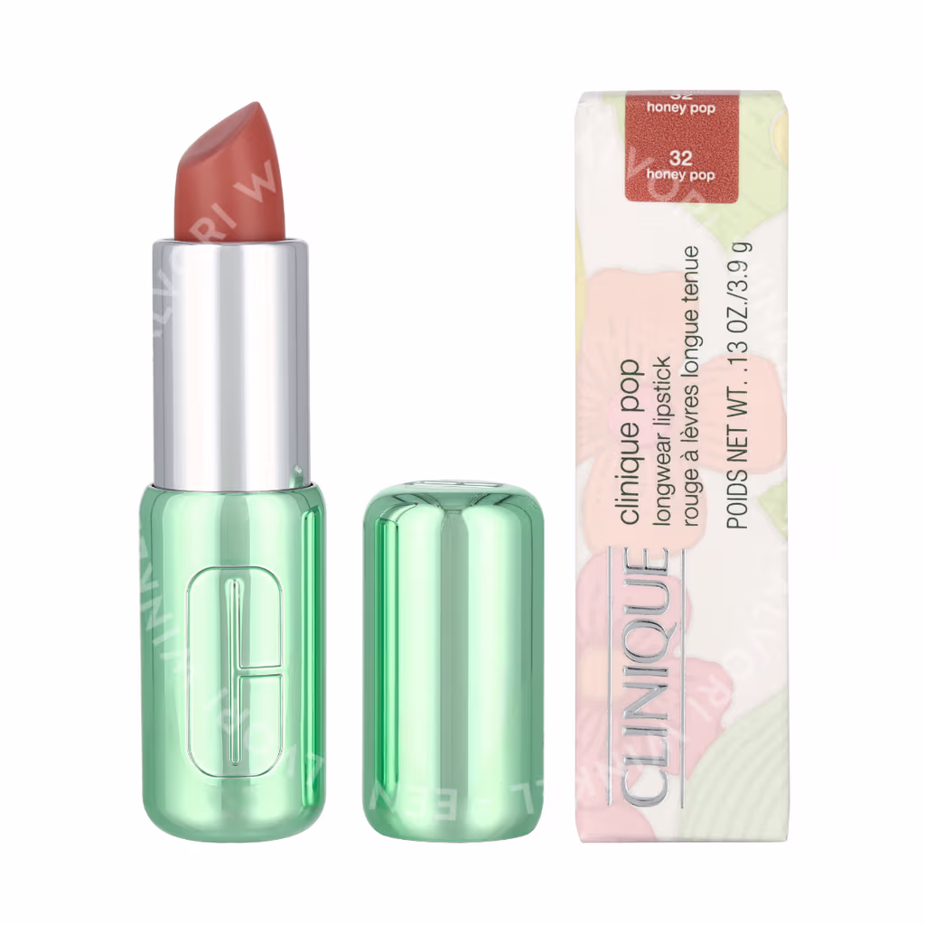 Clinique Clinique Pop Longwear Satin Lipstick — #32 Honey Pop — foto 3