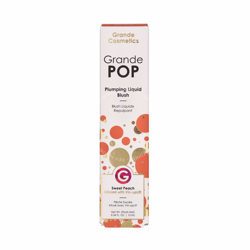 Grande GrandePOP Plumping Liquid Blush — Sweet Peach — foto 2