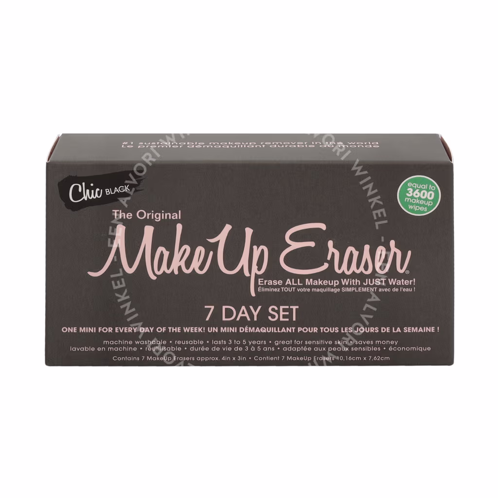 Makeup Eraser MakeUp Eraser 7 Day Set - Mini Cloths — 7 Pcs - Chic Black — foto 2
