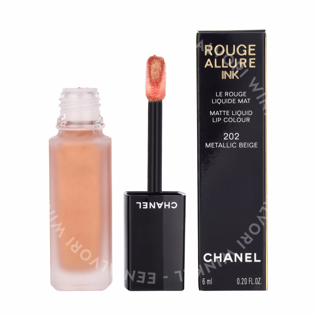 Chanel Chanel Rouge Allure Ink Matte Liquid Lip Colour — #202 Metallic Beige — foto 3