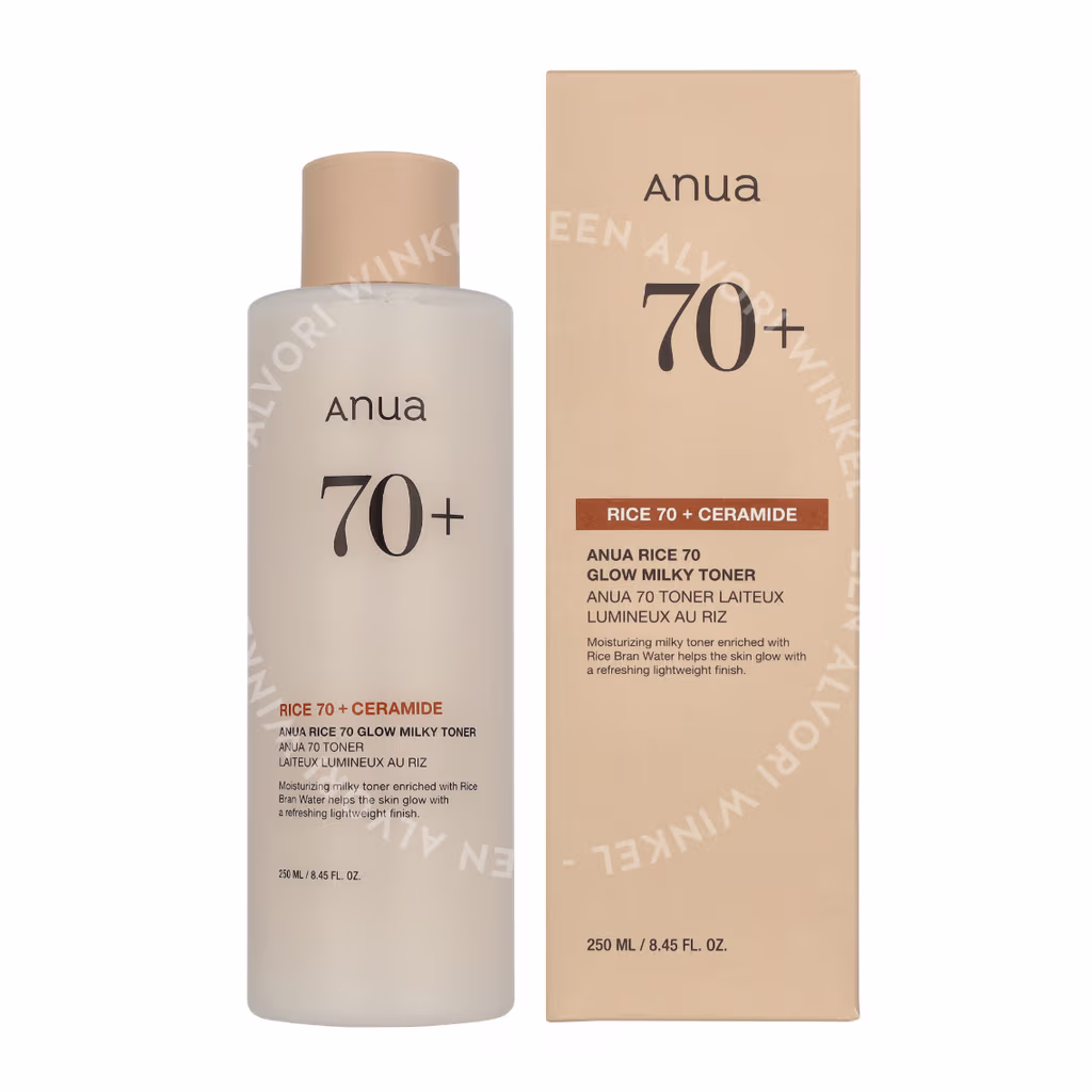 Anua Anua Rice 70 + Ceramide Glow Milky Toner — foto 3