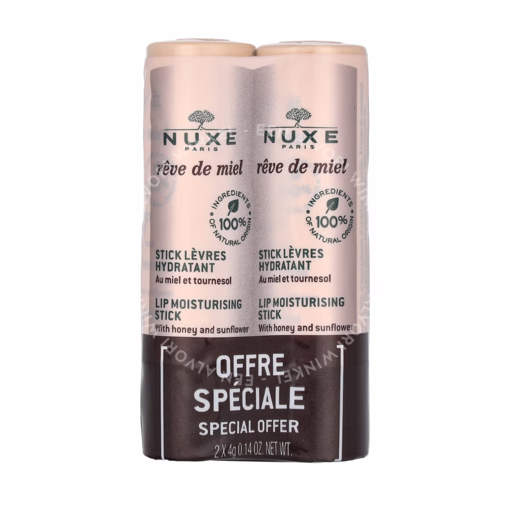Nuxe Nuxe Reve De Miel Lip Moisturizing Stick Duo Set