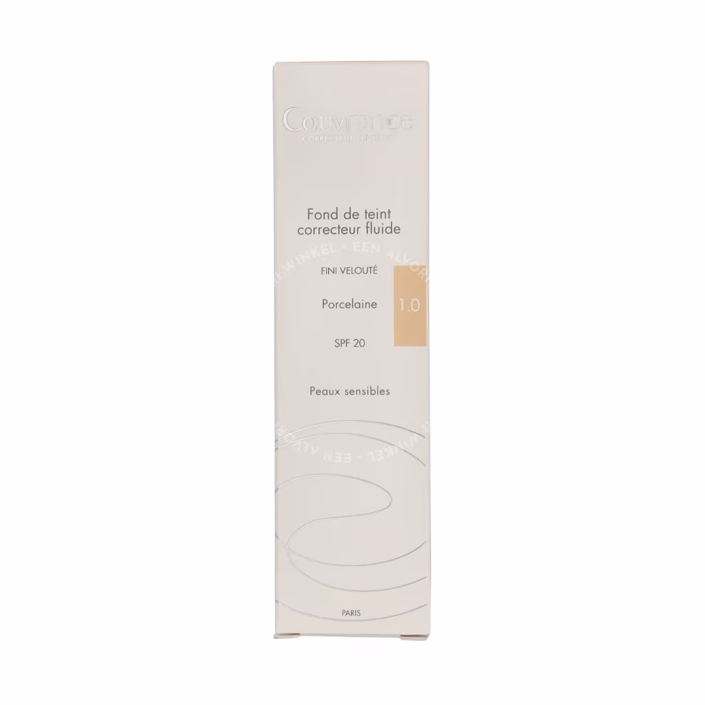 Avene Avene Couvrance Fluid Foundation Corrector SPF20 — #1.0 Porcelain — foto 2