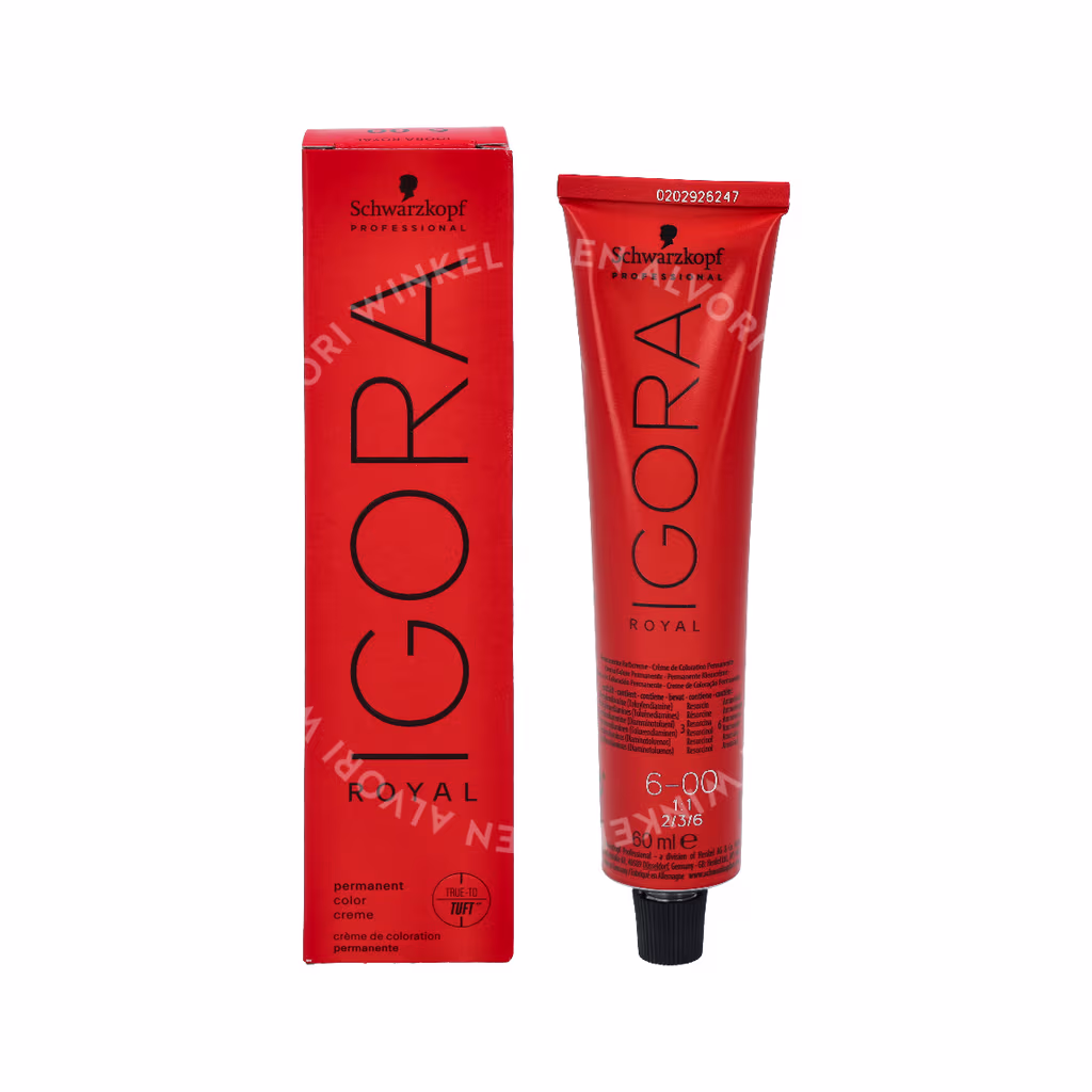 Schwarzkopf Schwarzkopf Igora Royal Permanent Color Creme — 6-00 — foto 3