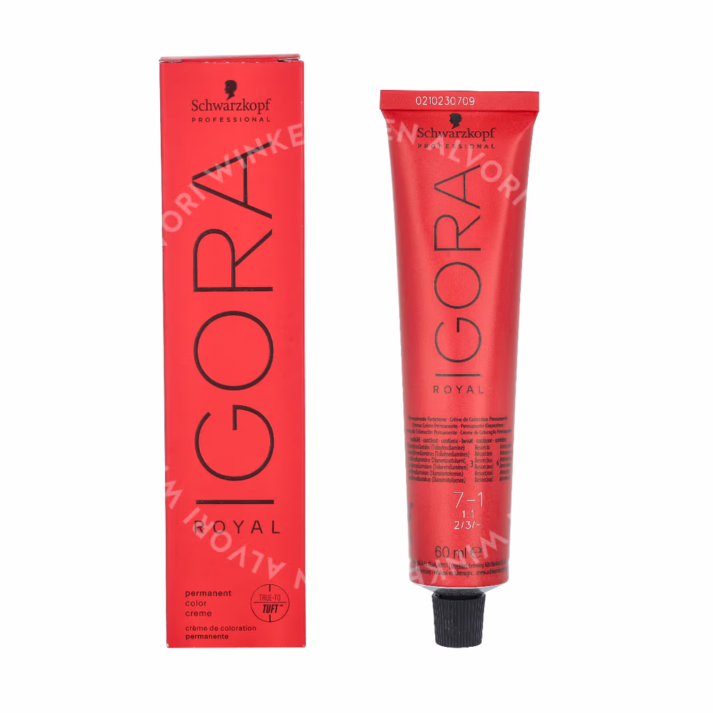 Schwarzkopf Schwarzkopf Igora Royal Permanent Color Creme — 7-1 — foto 3