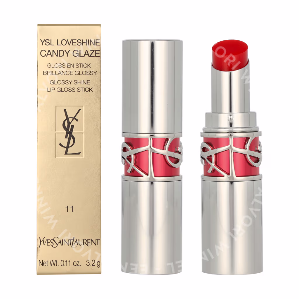 Yves Saint Laurent YSL Loveshine Candy Glaze Lipstick — #11 Red Thrill — foto 3