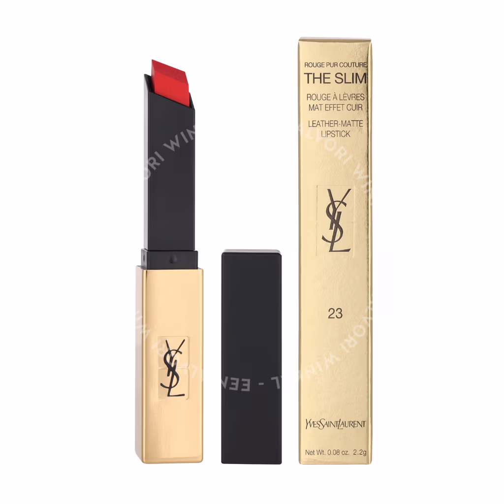 Yves Saint Laurent YSL Rouge Pur Couture The Slim Lipstick — #23 Mystery Red — foto 3