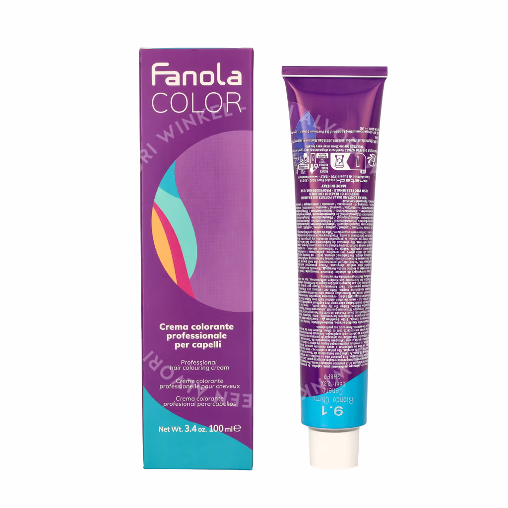 Fanola Fanola Hair Color Cream — 9.1 Very Light Blond Ash — foto 3